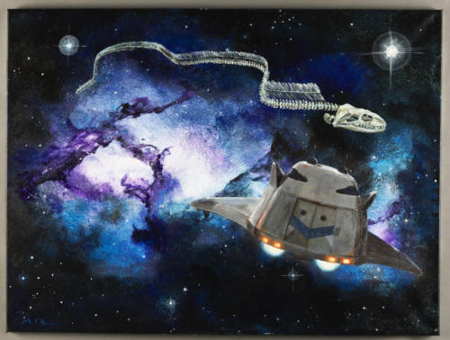 Die Knochen des Schöpfers - blau 