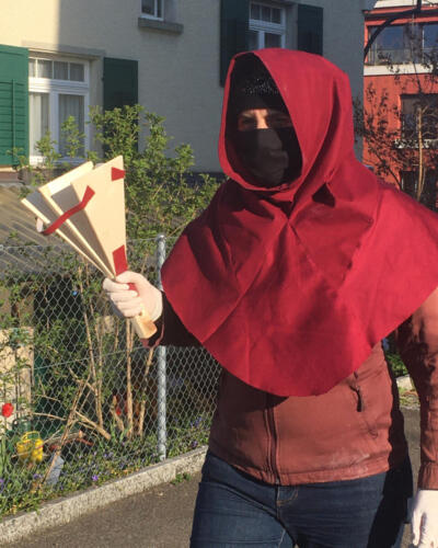 Coronaklapper und Gugel