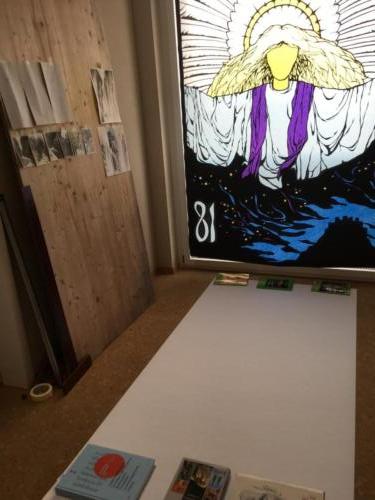 Vorbereitung grosses Schluchtenbild